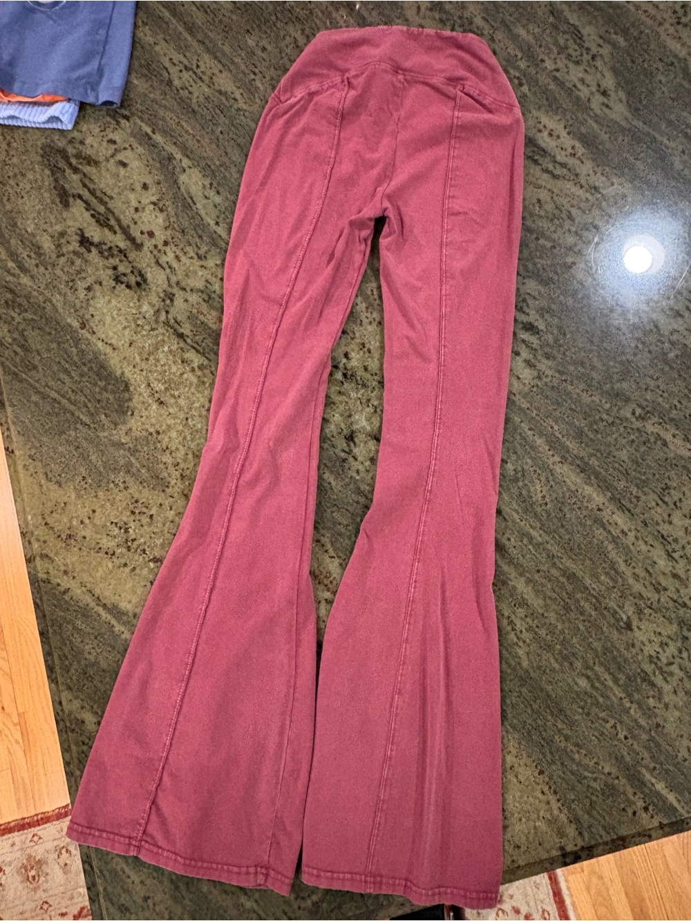 Women's Flared leggings in Dusty Rose